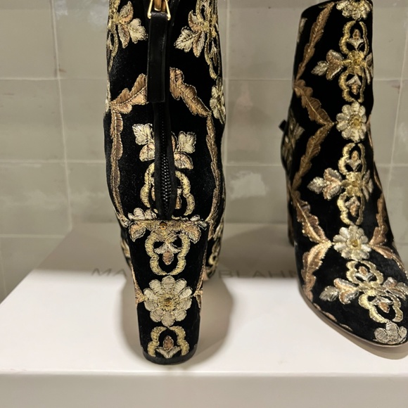 Manolo Blahnik Embroidered Boot - Picture 2 of 4